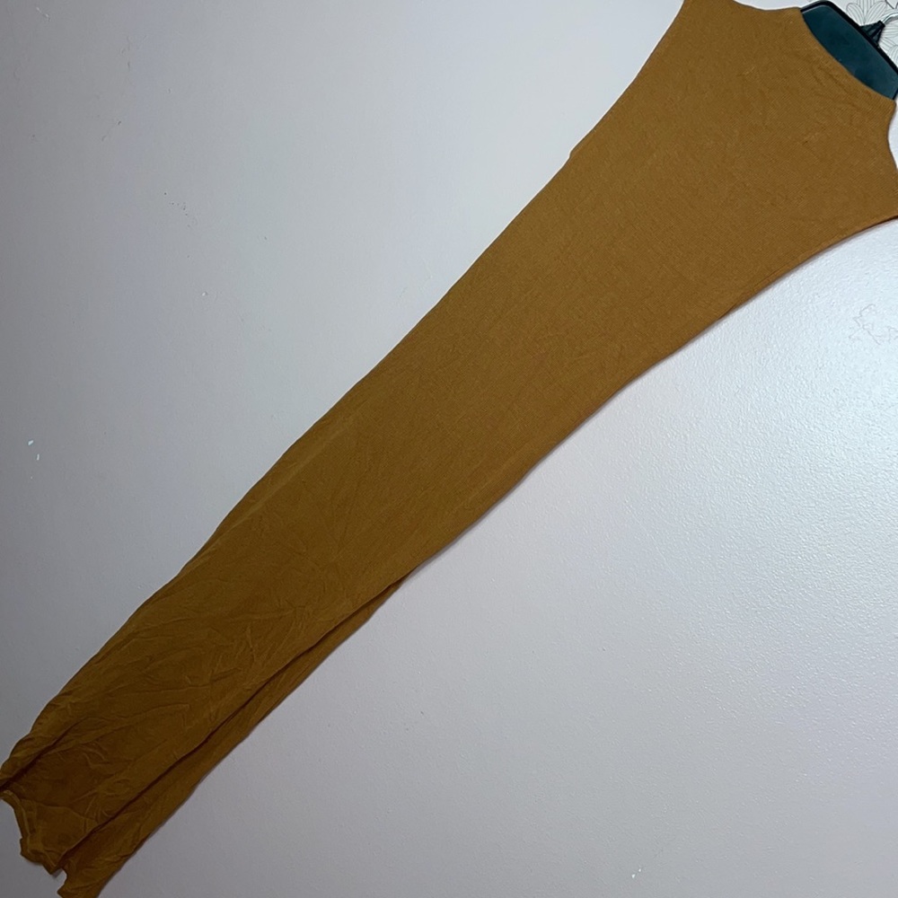 Enza Costa Silk Ribbed Midi Dress - Picture 4 of 7